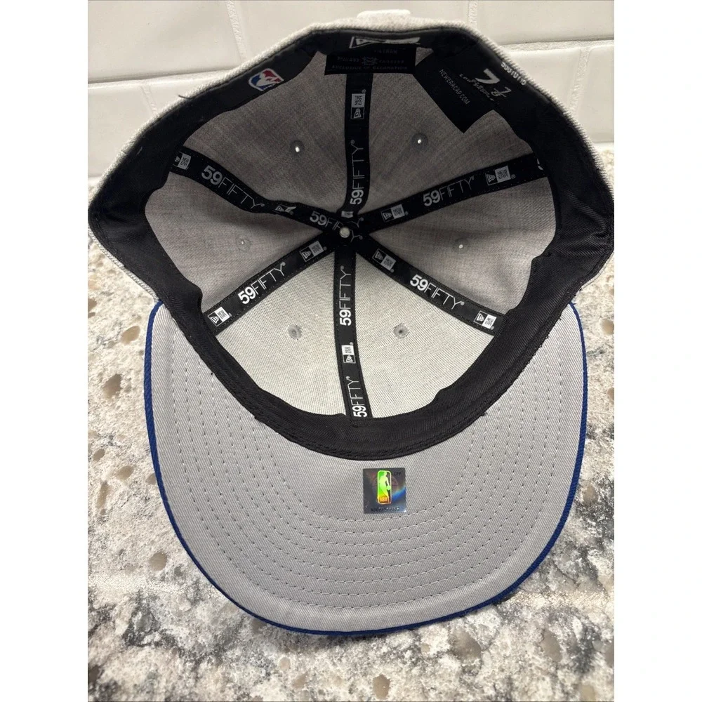 LA Clippers Hat Gray 59FIFTY NBA Hat Cap Retro Low Crown Size 7 7/8ths Sports